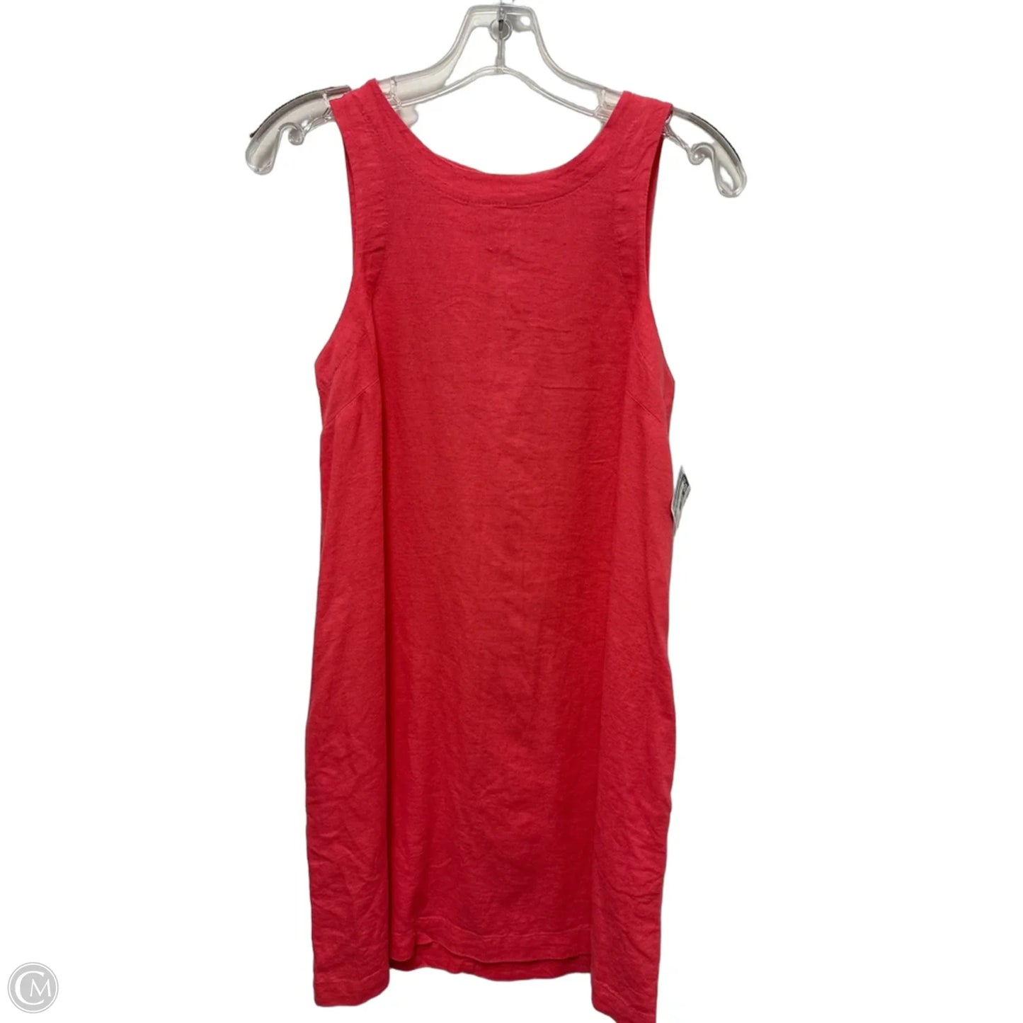 Dress Casual Midi By A New Day In Coral, Size: Xs