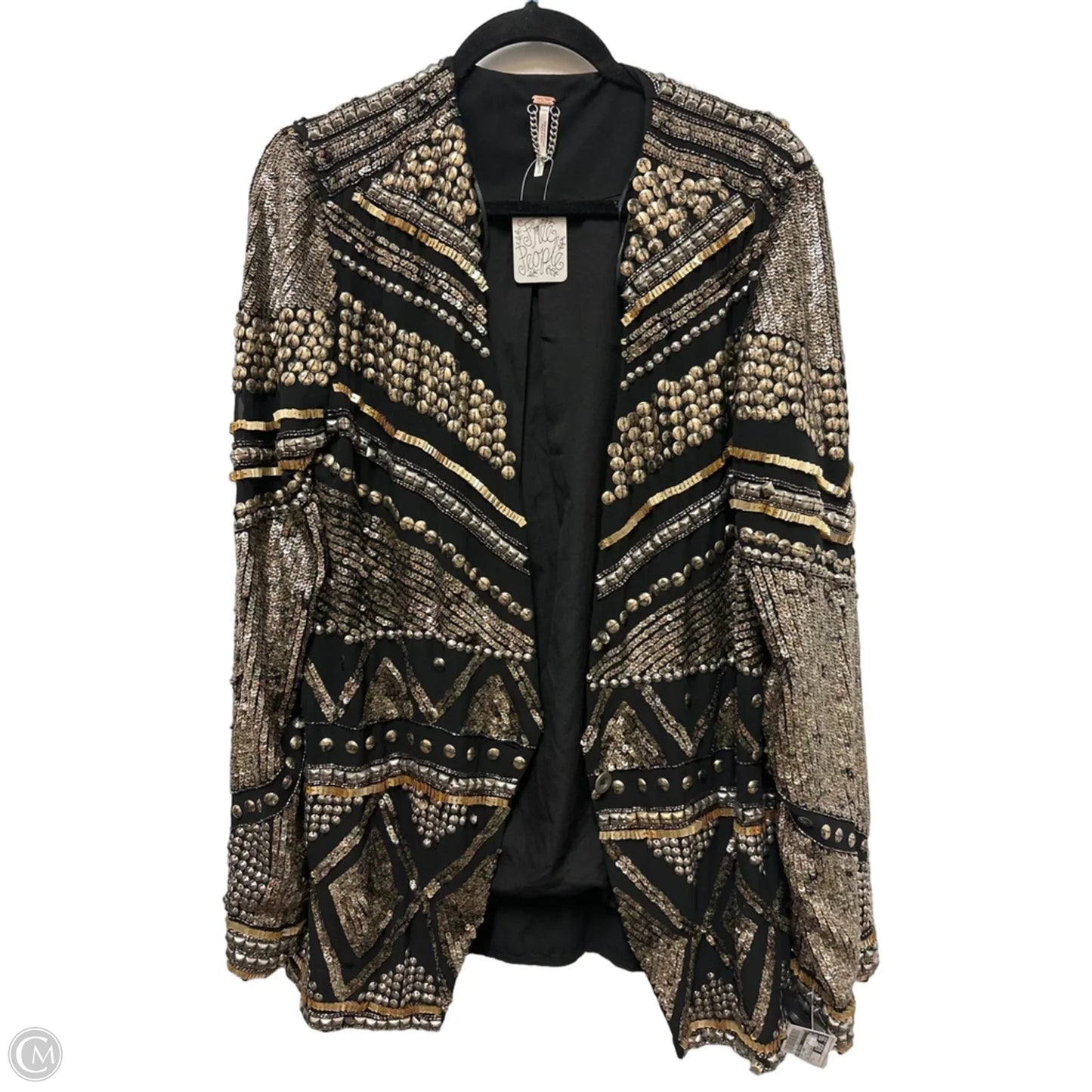 Coat Other By Free People In Silver, Size: L