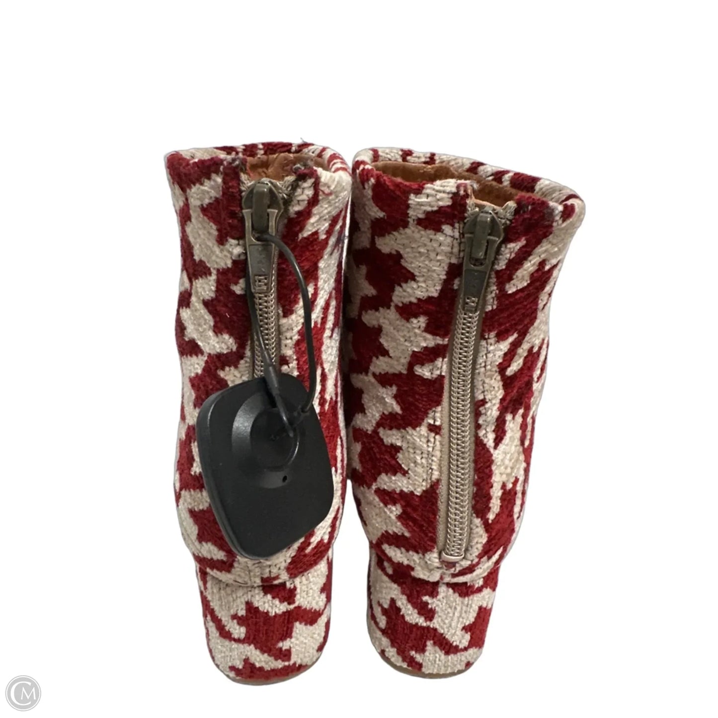 Boots Ankle Heels By Free People In Red, Size: 7.5