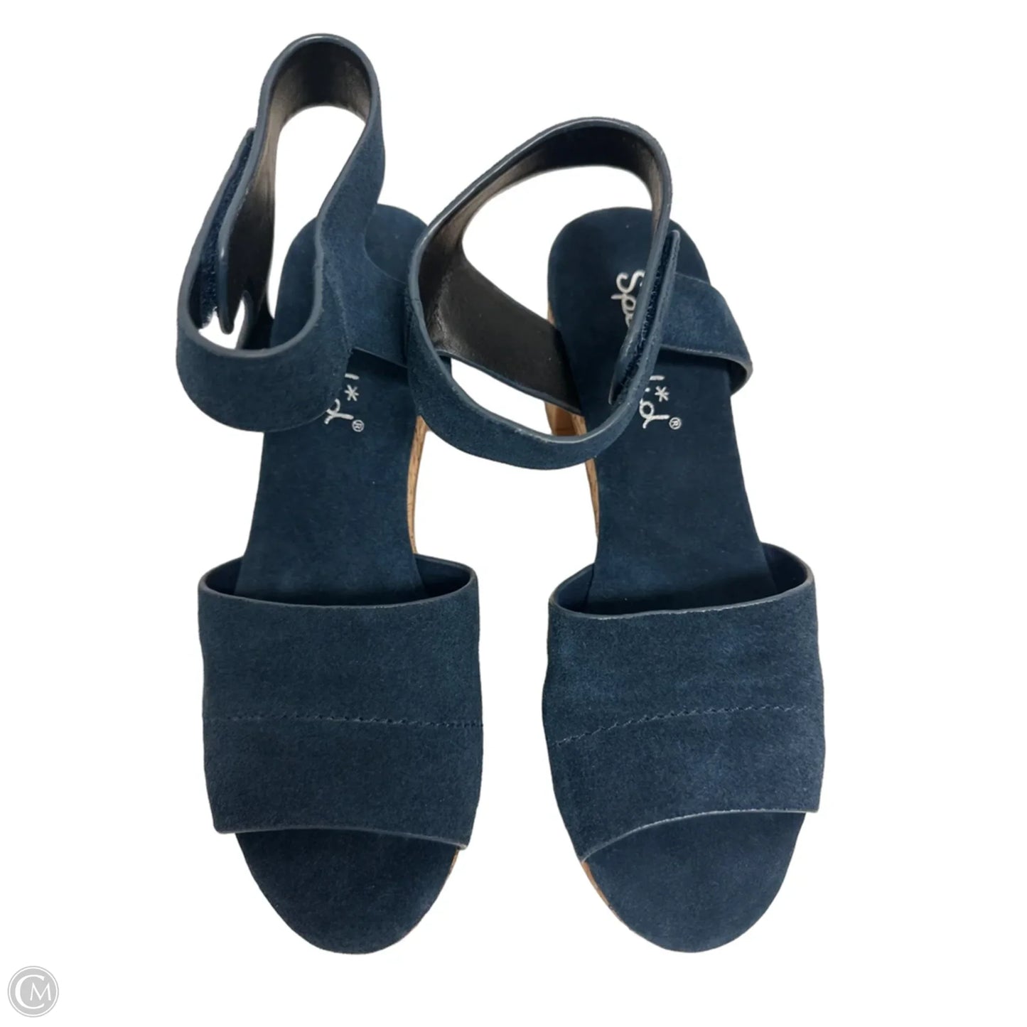 Sandals Heels Block By Splendid In Navy, Size: 8
