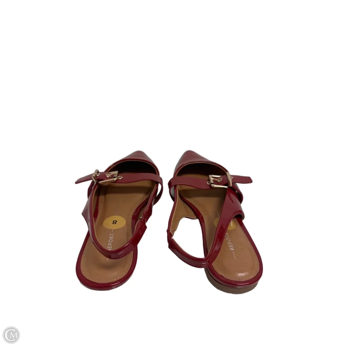 Shoes Flats By Report In Red, Size: 8