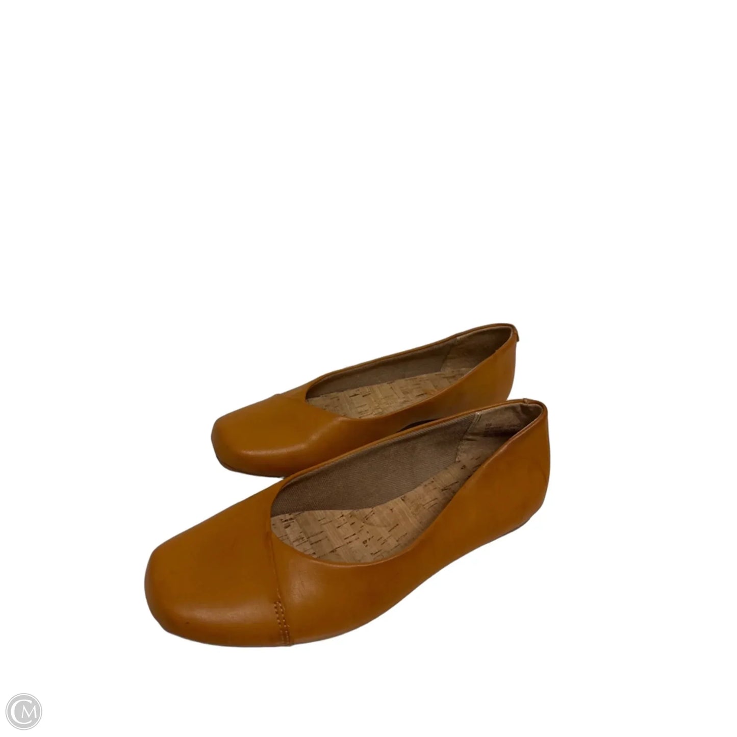 Shoes Flats By Korks In Yellow, Size: 8