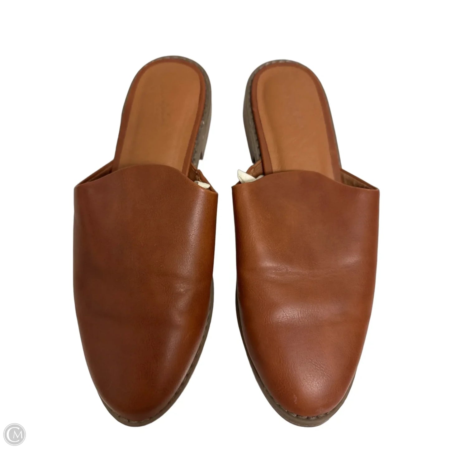 Shoes Flats By Universal Thread In Brown, Size: 7