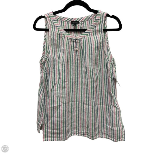 Top Long Sleeve By Talbots In Multi-colored, Size: M