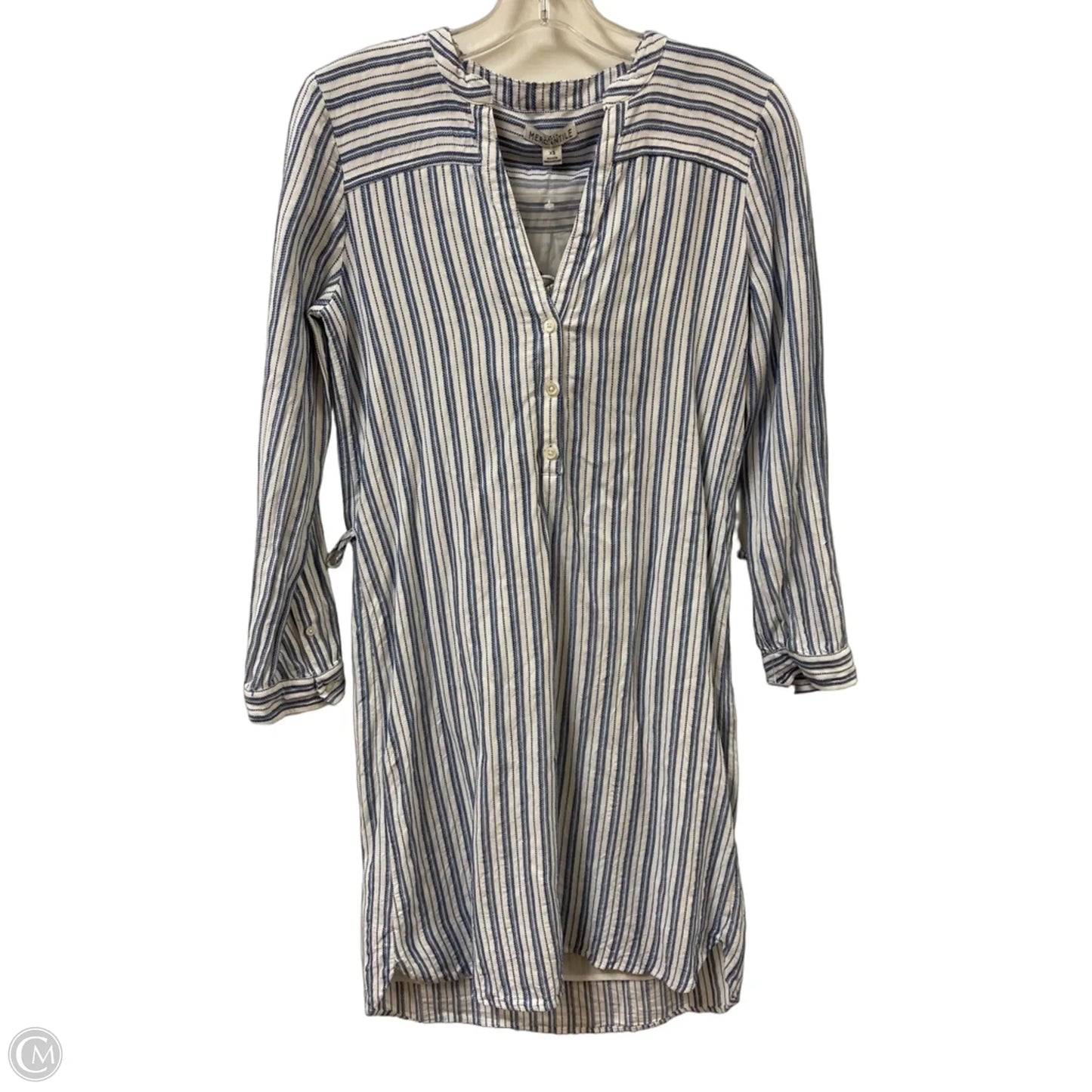 Dress Casual Midi By J. Crew In Blue, Size: Xs