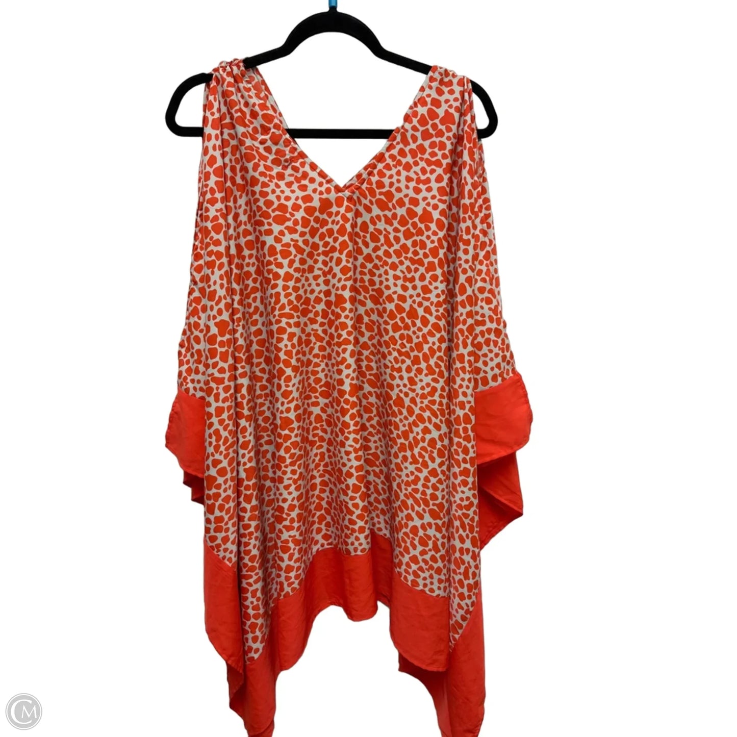 Tunic Short Sleeve By Mudpie In Orange, Size: S
