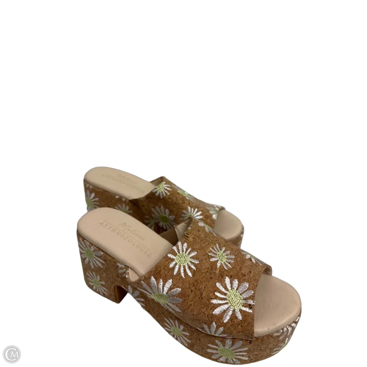 Sandals Heels Block By Matisse In Floral Print, Size: 9