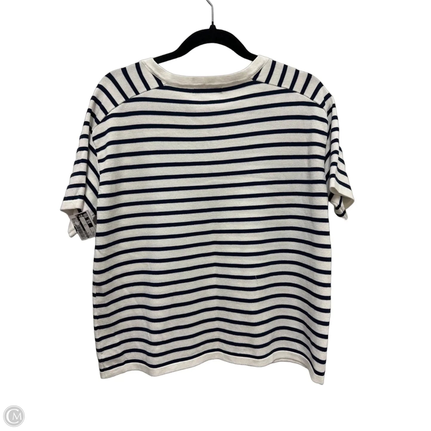 Top Short Sleeve By Staccato In Navy, Size: S