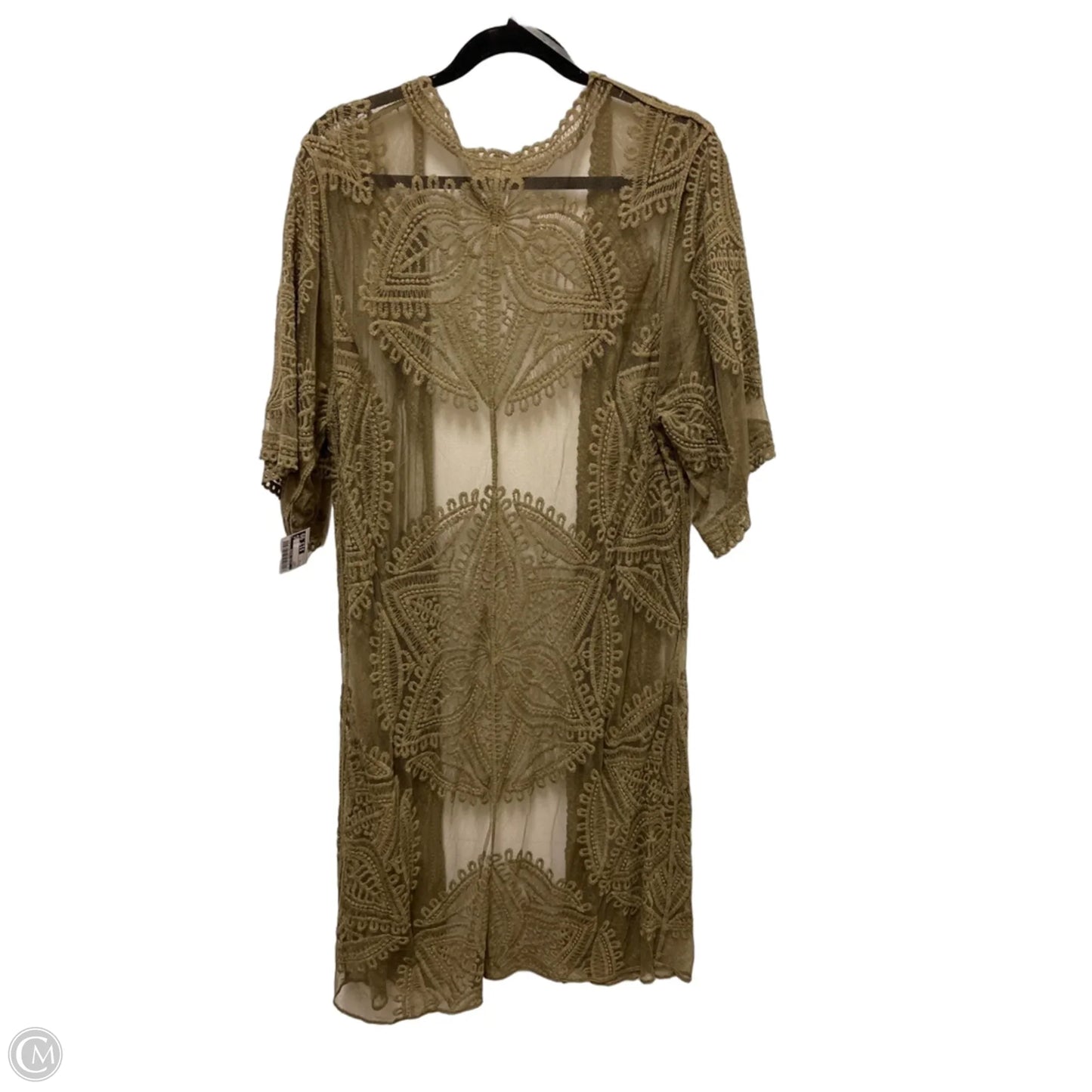 Kimono By Clothes Mentor In Green, Size: M