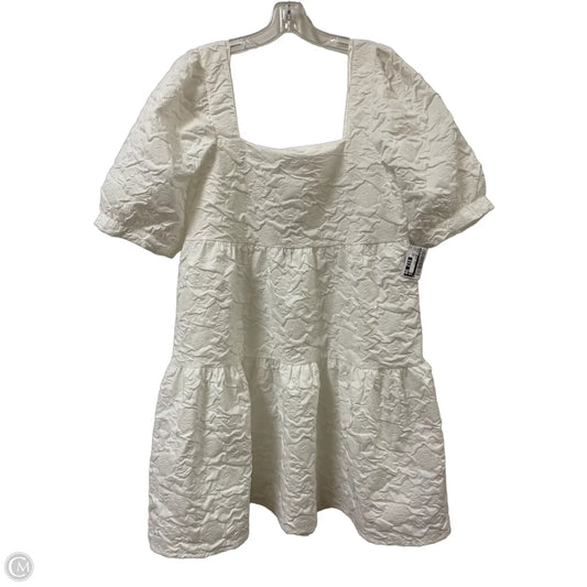Dress Casual Midi By Mudpie In White, Size: L