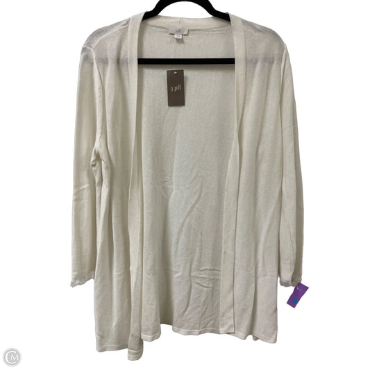 Sweater Cardigan By J. Jill In White, Size: S