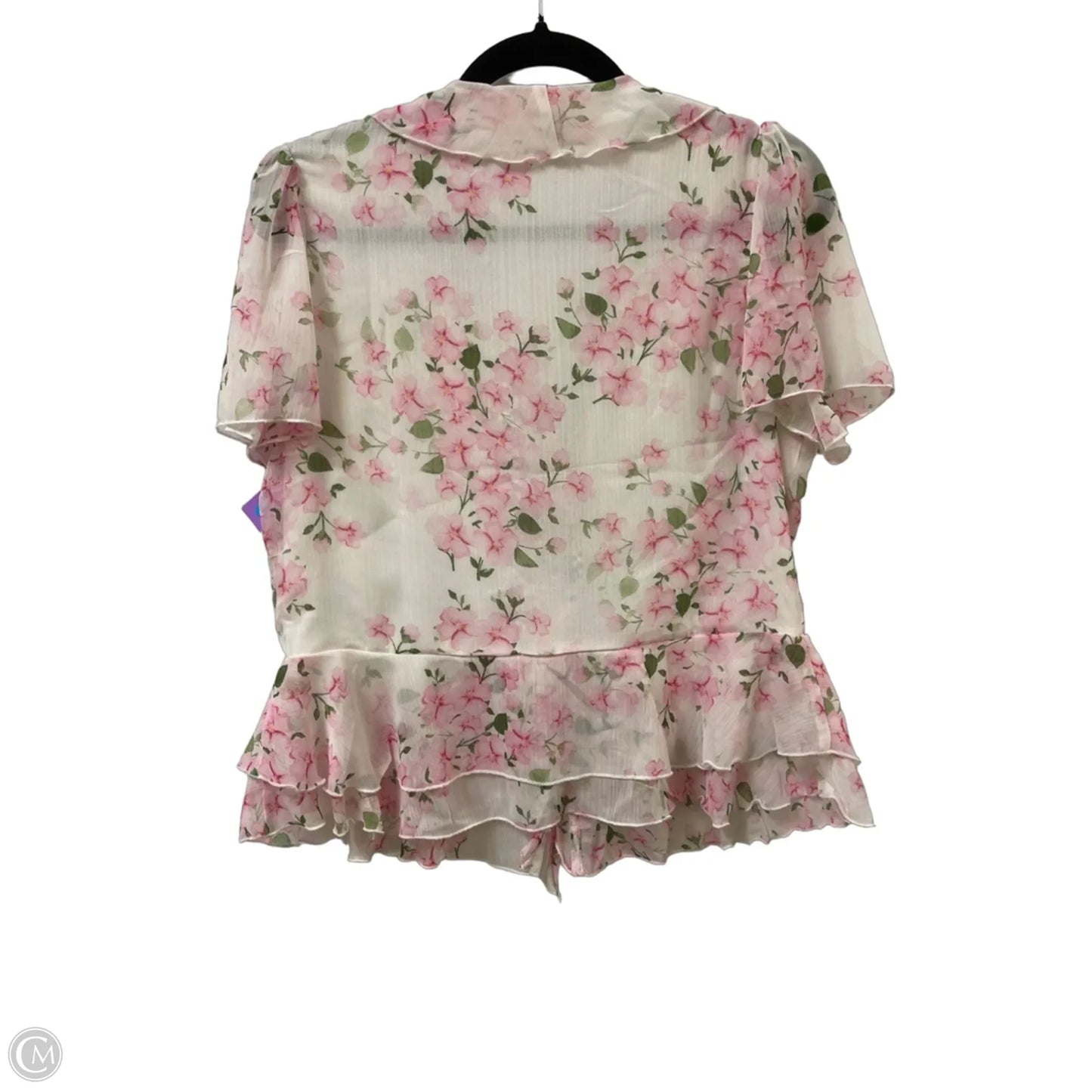 Top Short Sleeve By Clothes Mentor In Pink, Size: S