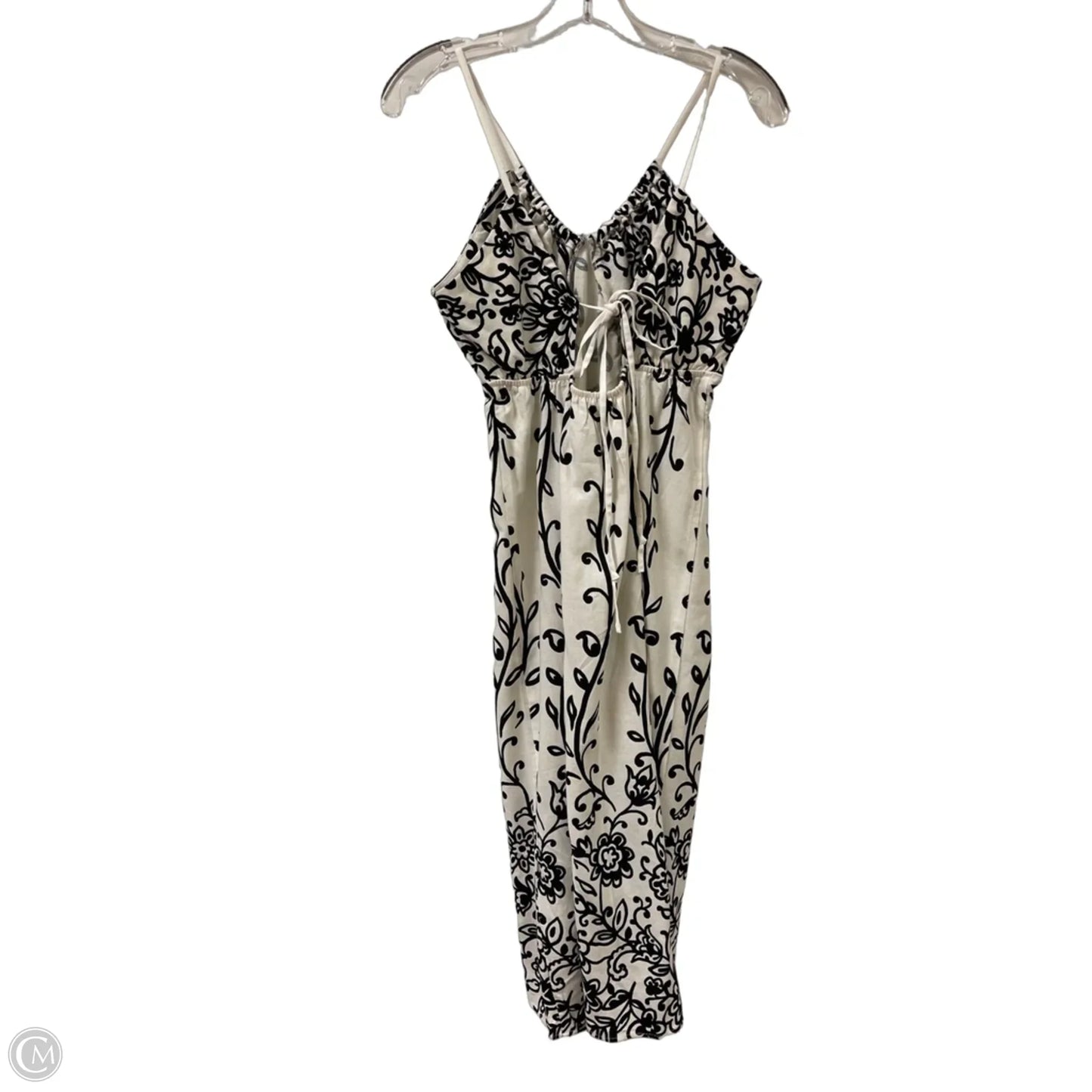 Dress Casual Maxi By Monteau In Black & Cream, Size: Osfm