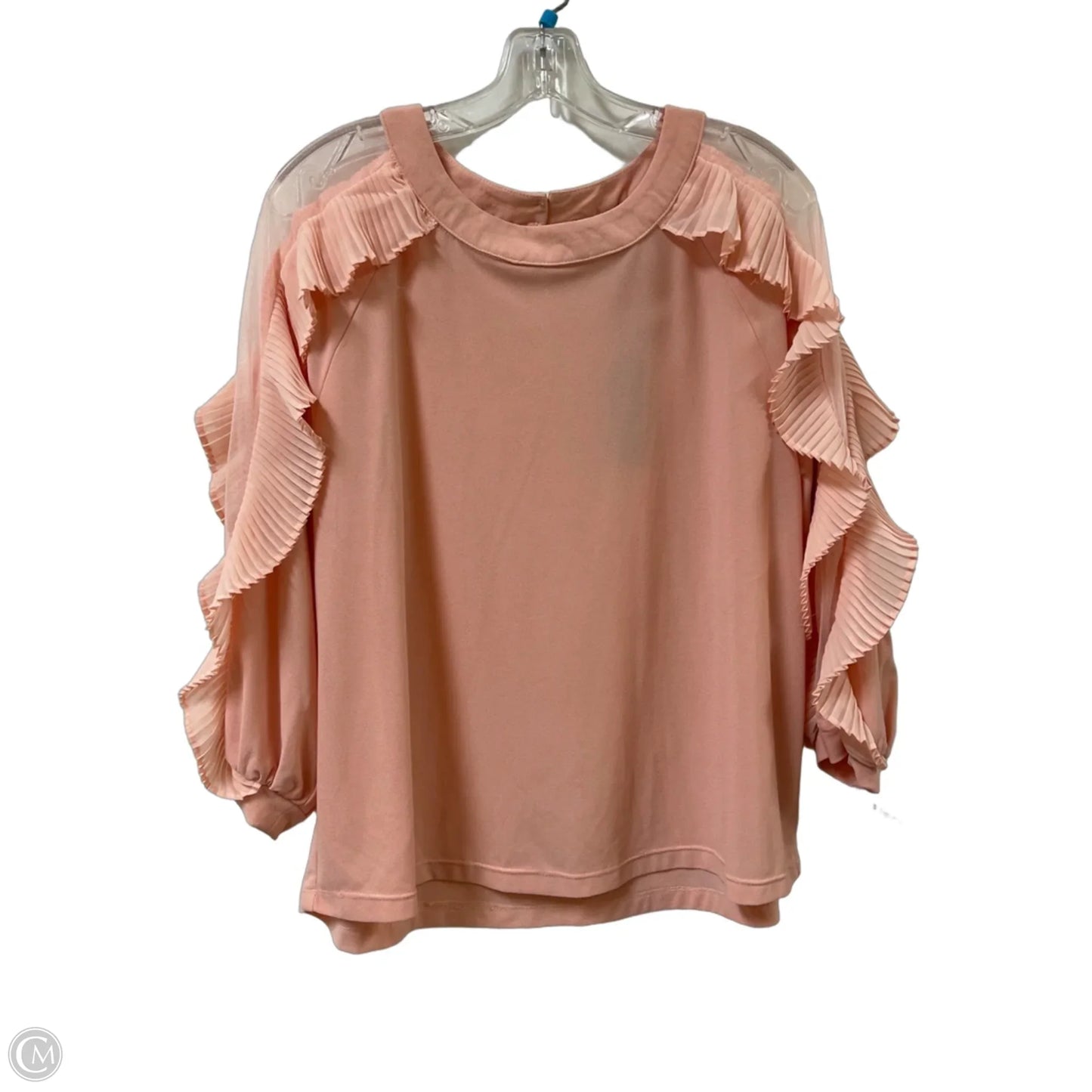 Top Long Sleeve By Alice Blue In Pink, Size: Xl