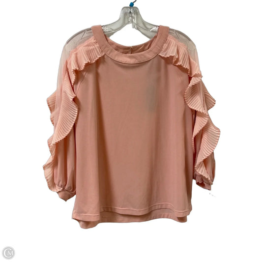 Top Long Sleeve By Alice Blue In Pink, Size: Xl