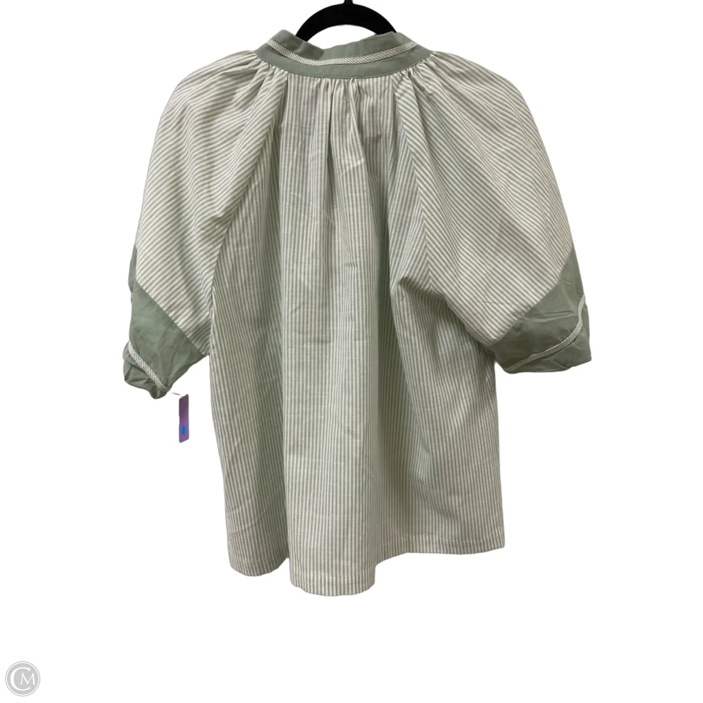 Top Short Sleeve By Umgee In Green, Size: M