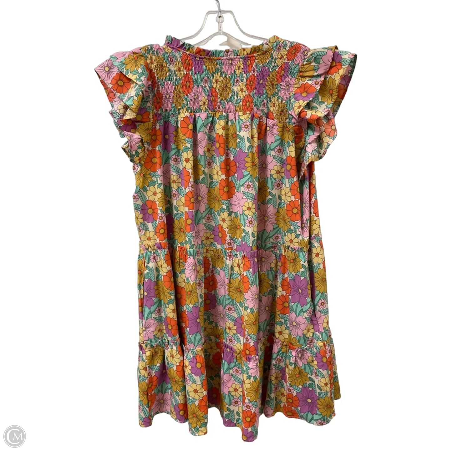 Dress Casual Midi By Umgee In Floral Print, Size: L