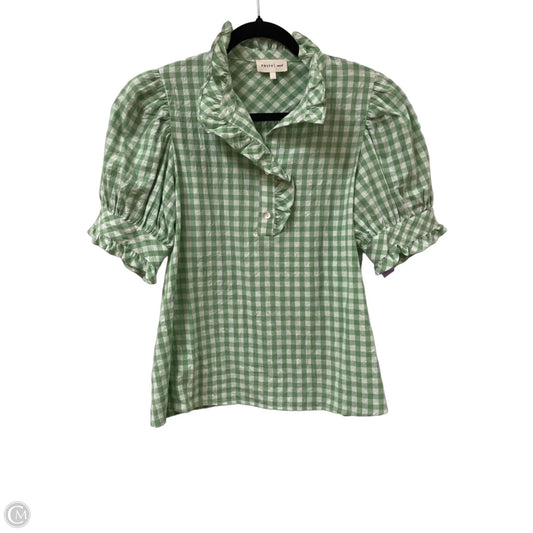 Top Short Sleeve By Entro In Green, Size: S