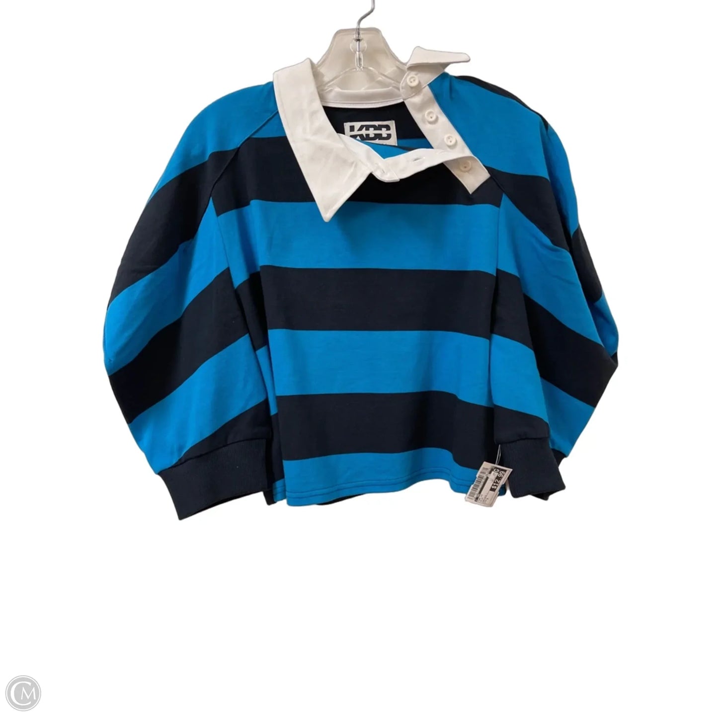 Top Long Sleeve By Cmc In Blue, Size: S