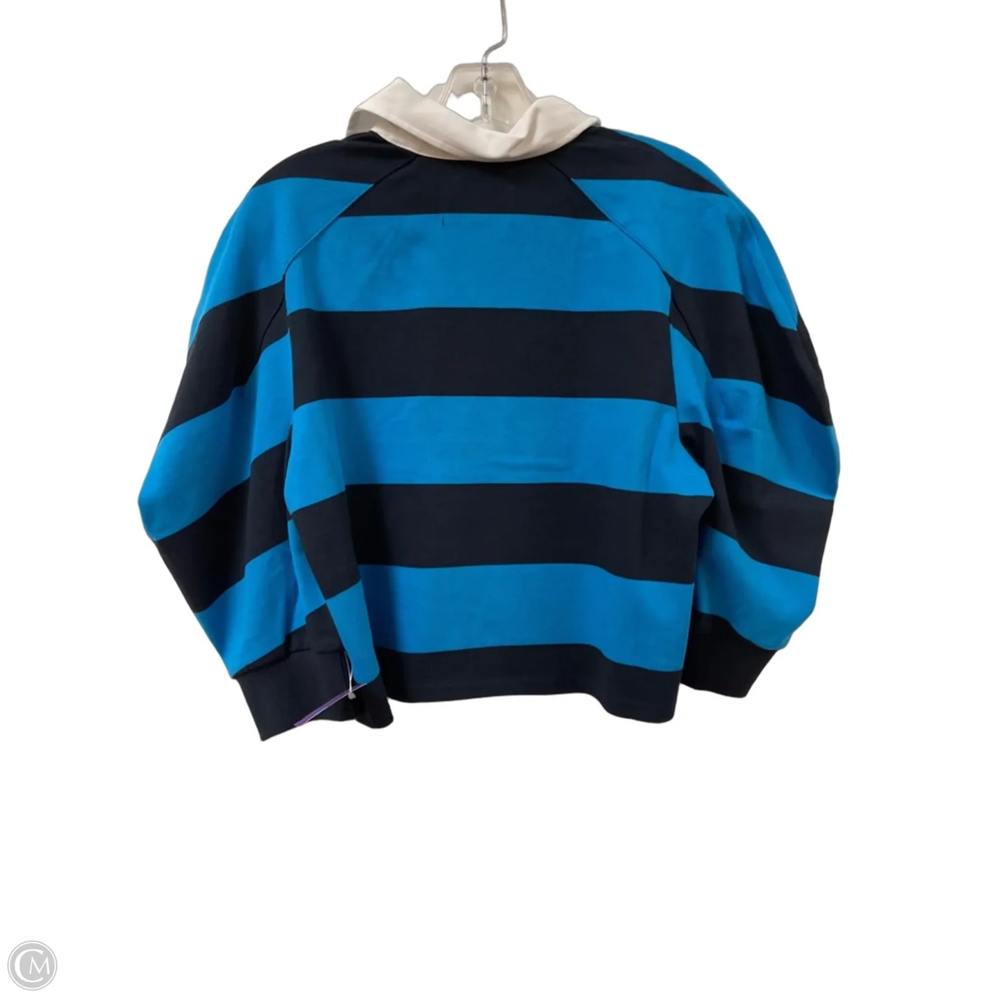 Top Long Sleeve By Cmc In Blue, Size: S