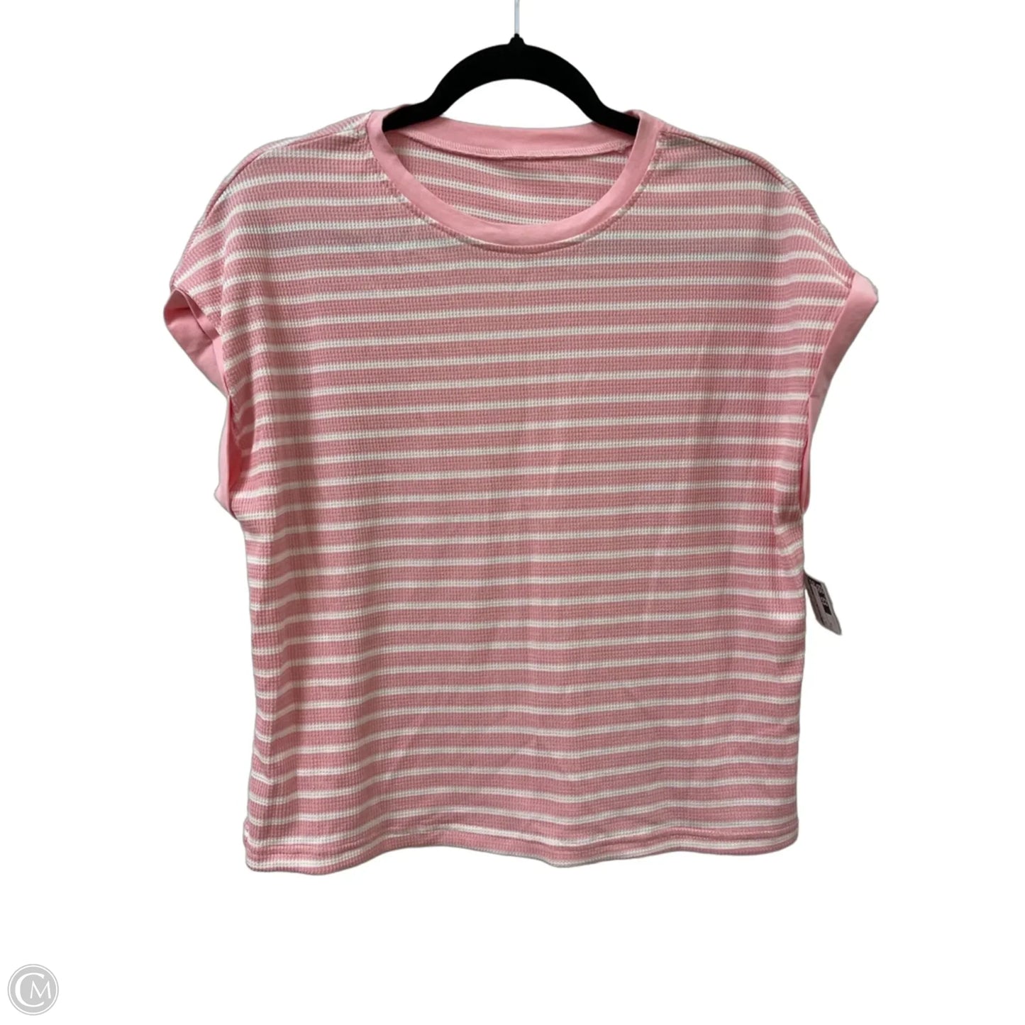 Top Short Sleeve By Clothes Mentor In Pink, Size: M
