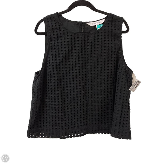 Top Sleeveless By 41 Hawthorn In Black, Size: 1x
