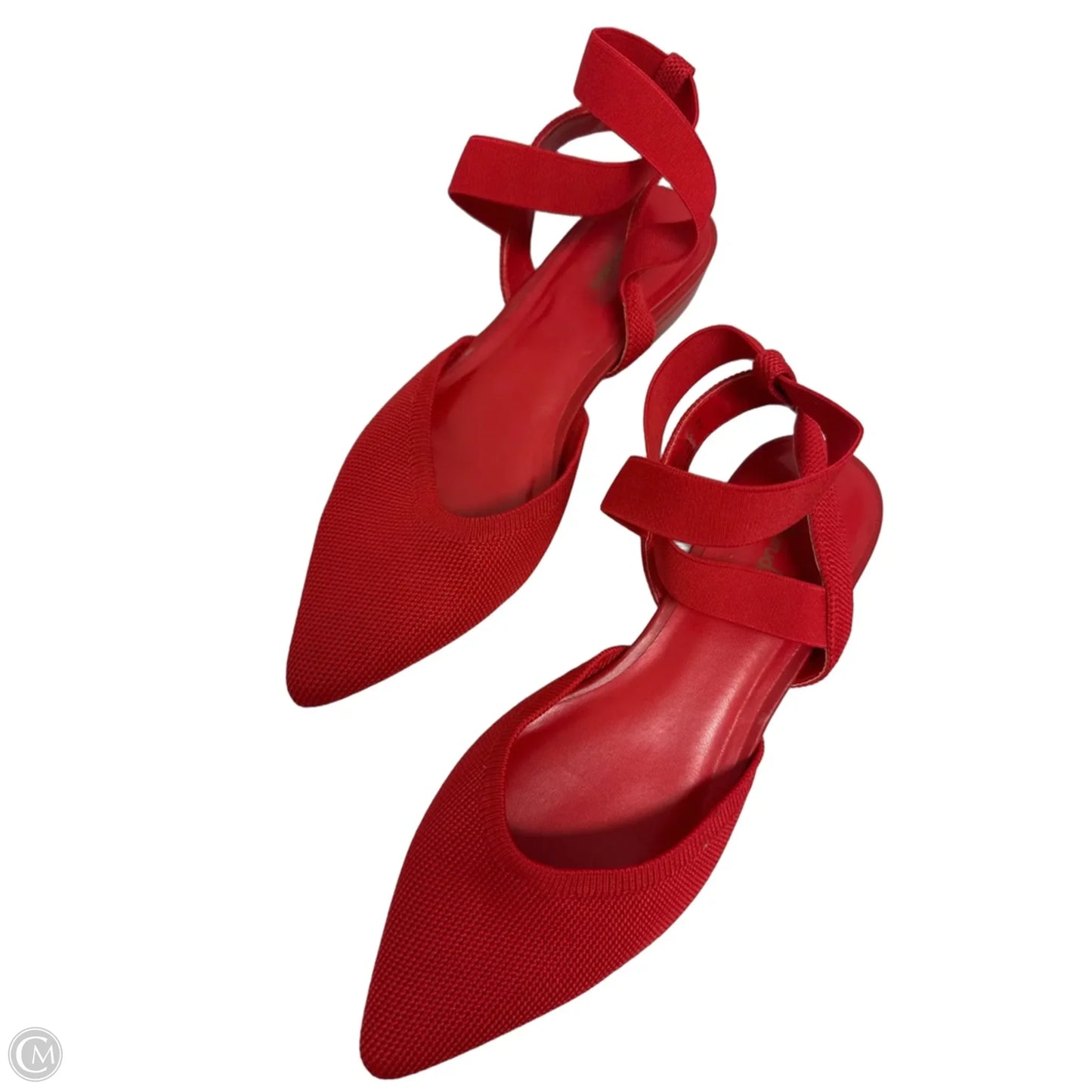 Shoes Flats By Clothes Mentor In Red, Size: 7.5