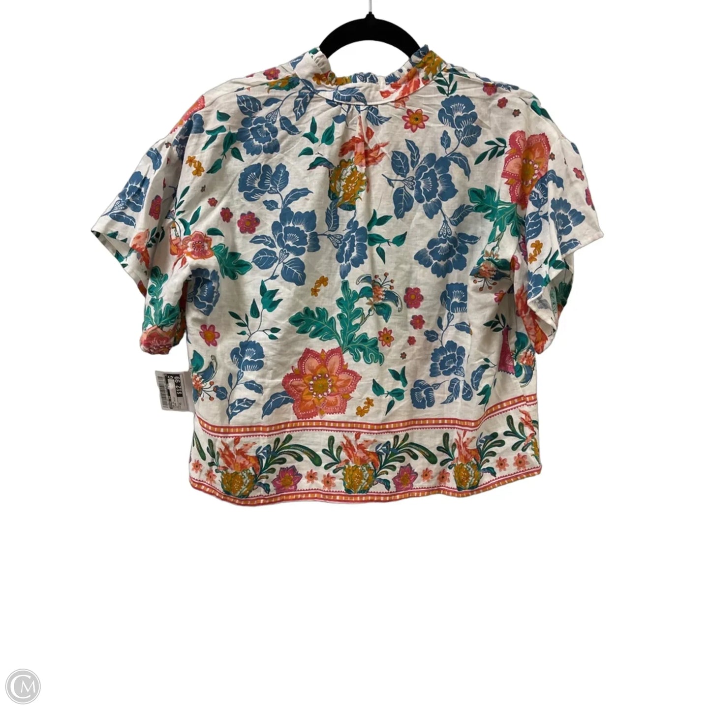 Top Short Sleeve By Rachel Zoe In Floral Print, Size: Xs