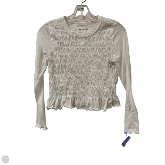 Top Long Sleeve By We The Free In White, Size: S