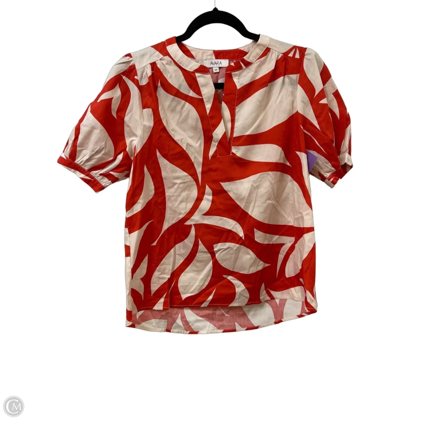 Top Short Sleeve By Clothes Mentor In Orange, Size: Xs