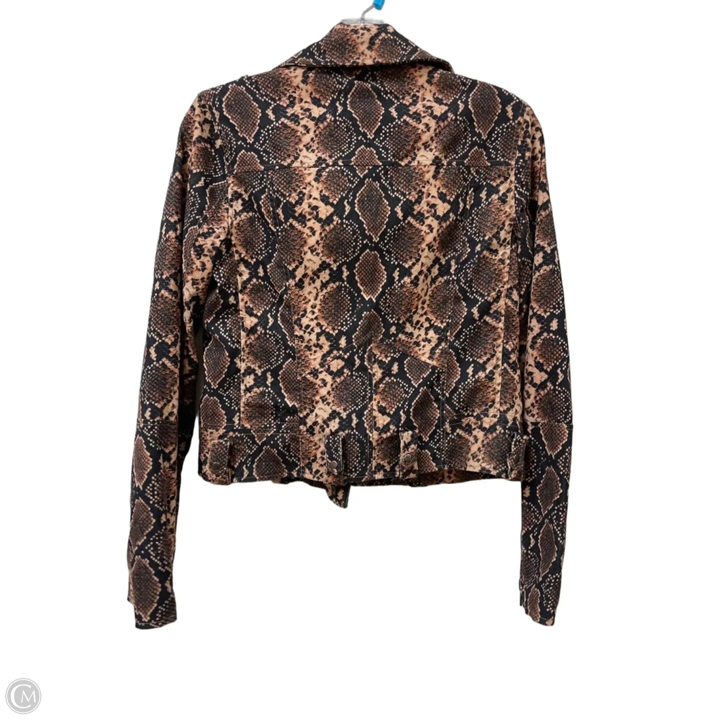 Jacket Moto By Buddy Love In Animal Print, Size: S