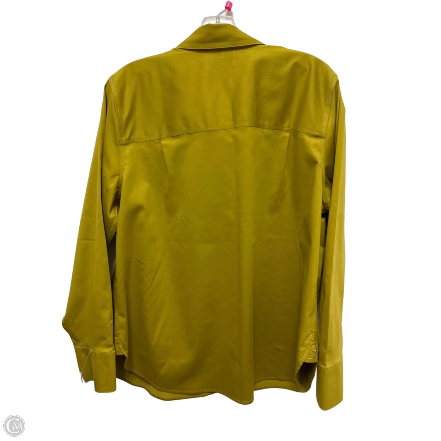 Blouse Long Sleeve By Chicos In Green, Size: L