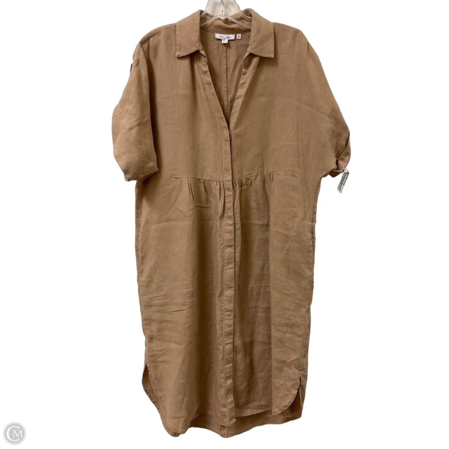 Dress Casual Maxi By Chicos In Brown, Size: M