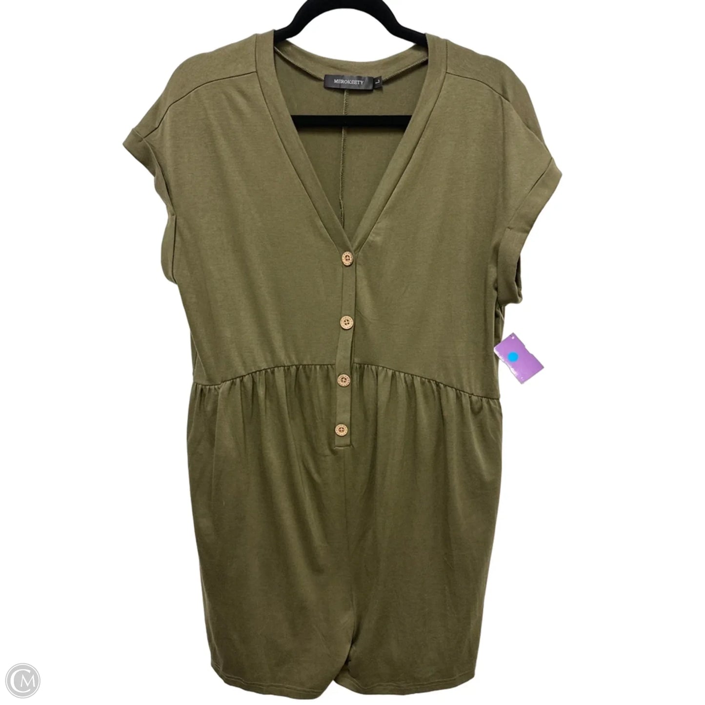 Romper By Merokeety In Green, Size: L