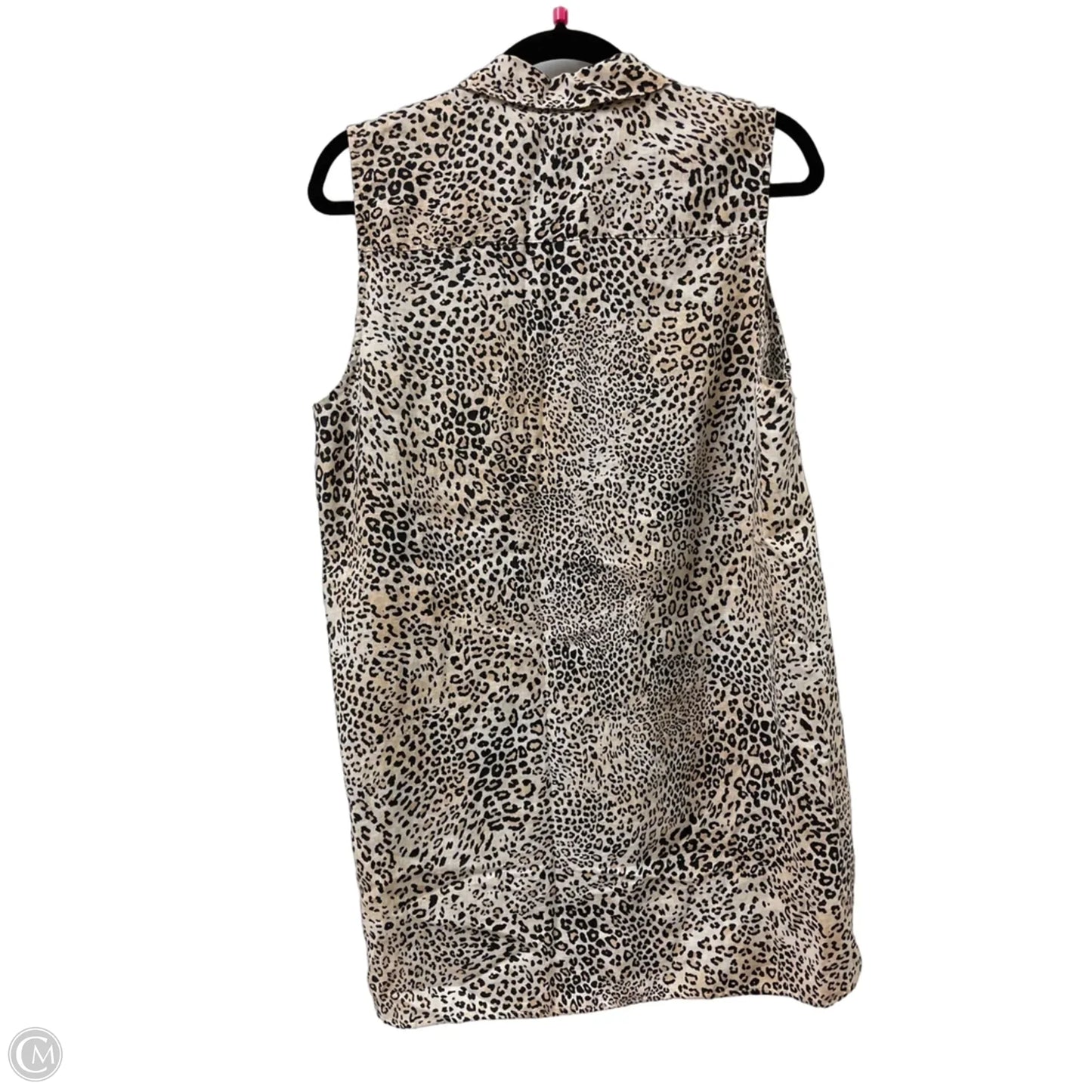 Top Sleeveless By Chicos In Animal Print, Size: M