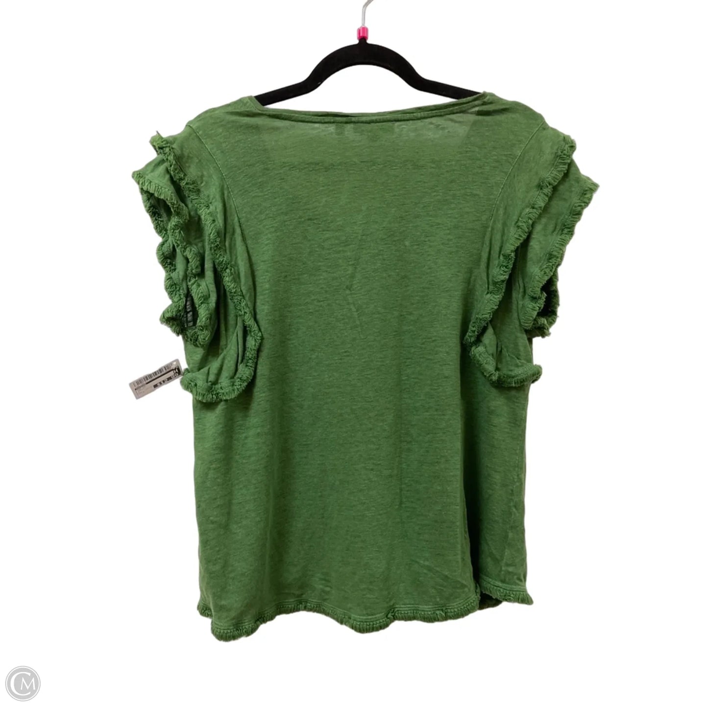 Top Short Sleeve By Chicos In Green, Size: L