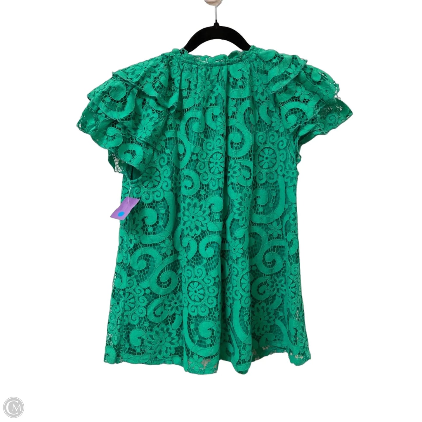 Top Short Sleeve By Nanette By Nanette Lepore In Green, Size: S
