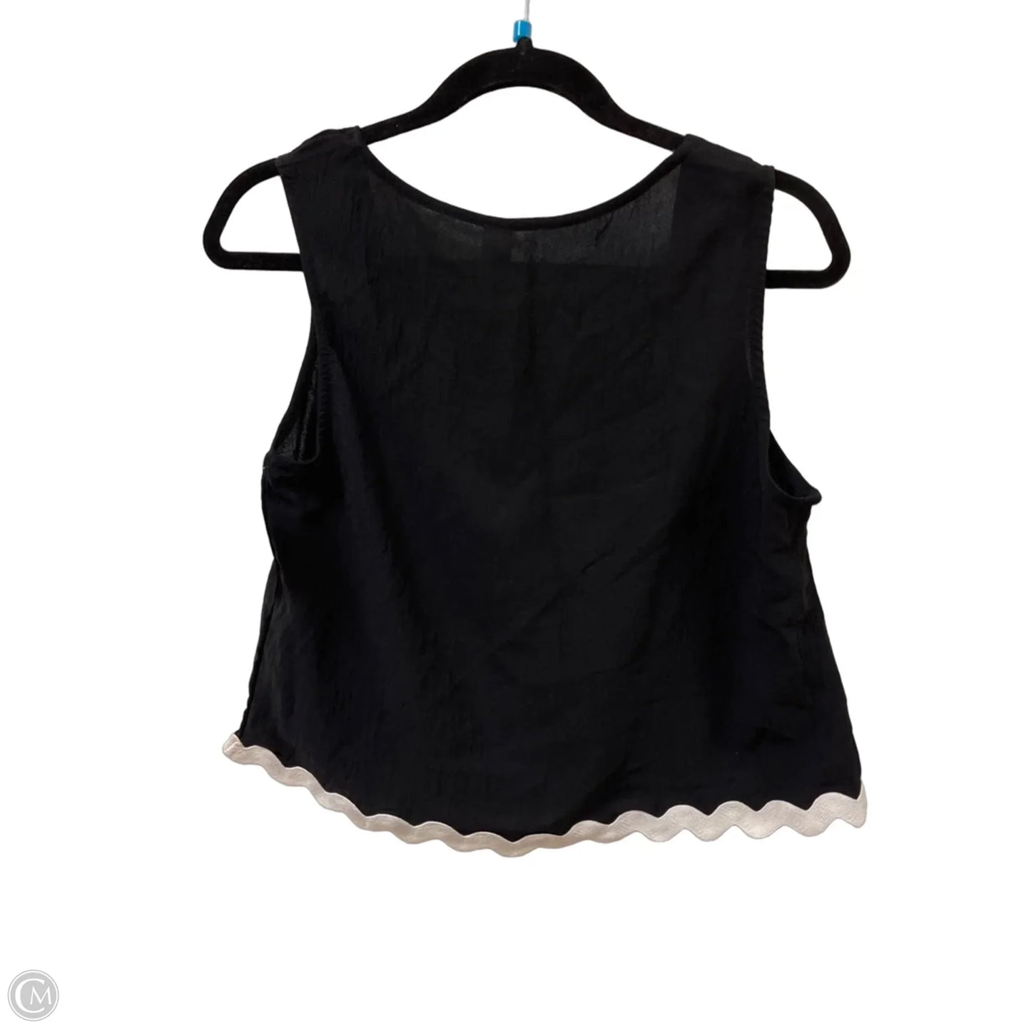 Top Sleeveless By Clothes Mentor In Black, Size: S