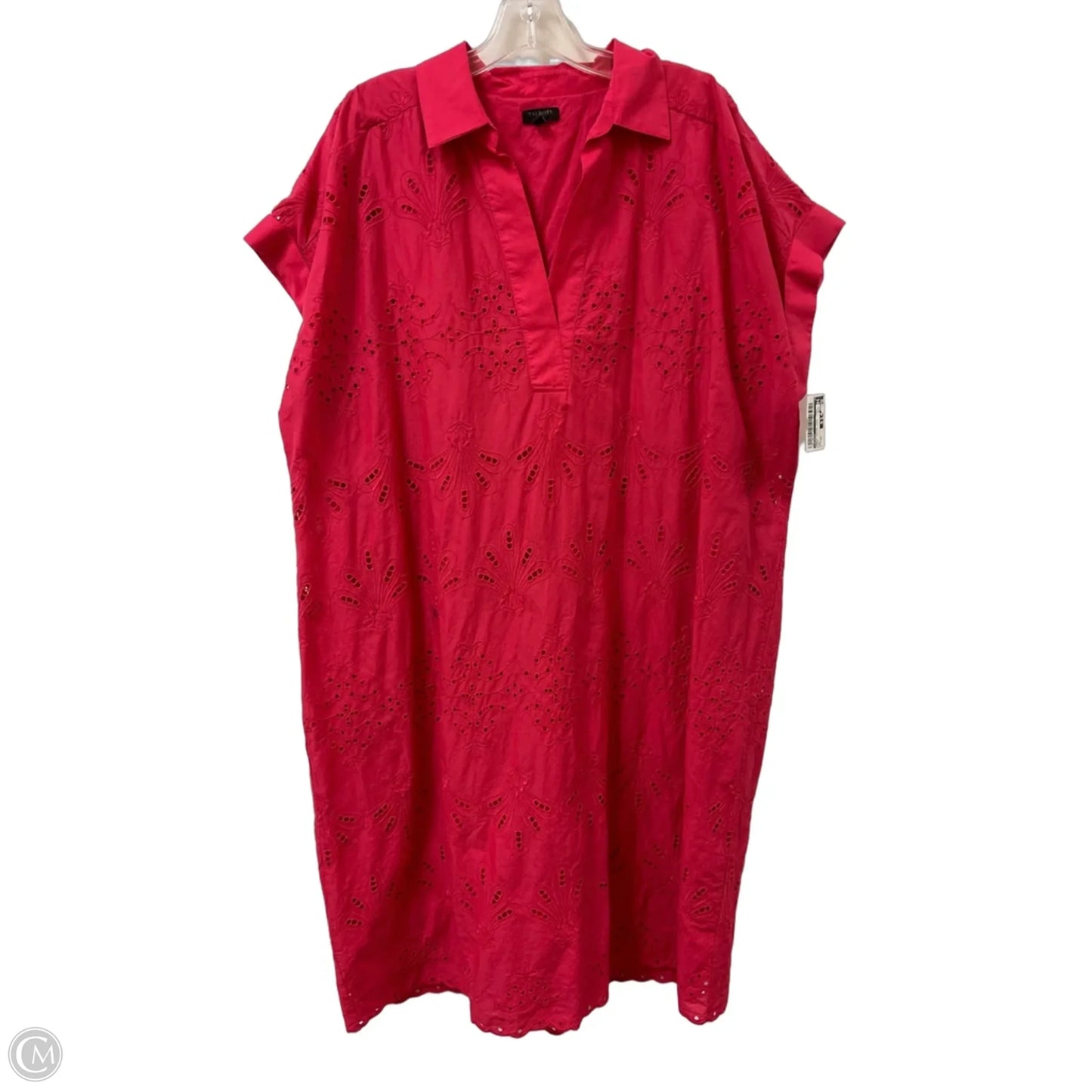 Dress Casual Midi By Talbots In Pink, Size: 2x