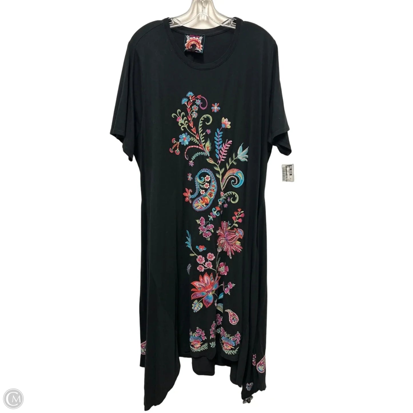 Dress Designer By Johnny Was In Black, Size: 2x