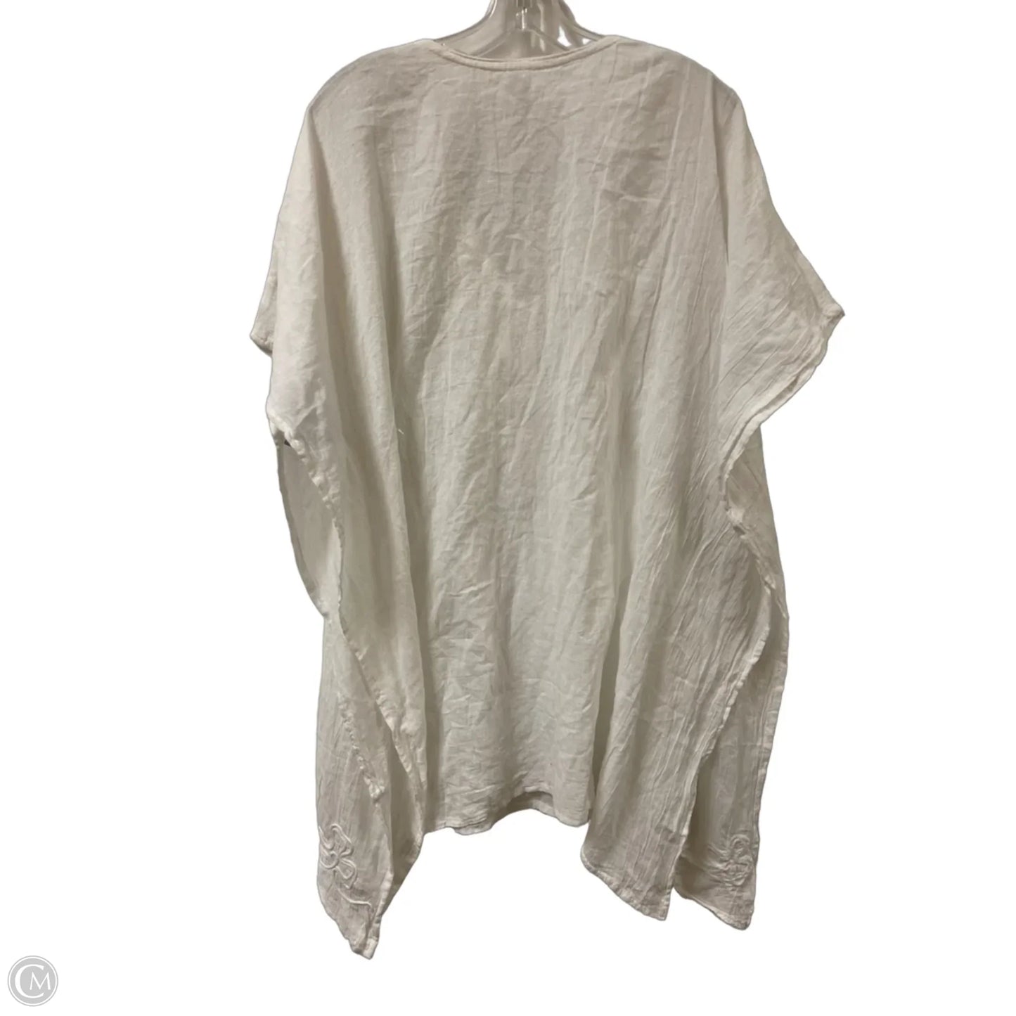 Swimwear Cover-up By Clothes Mentor In White, Size: Osfm