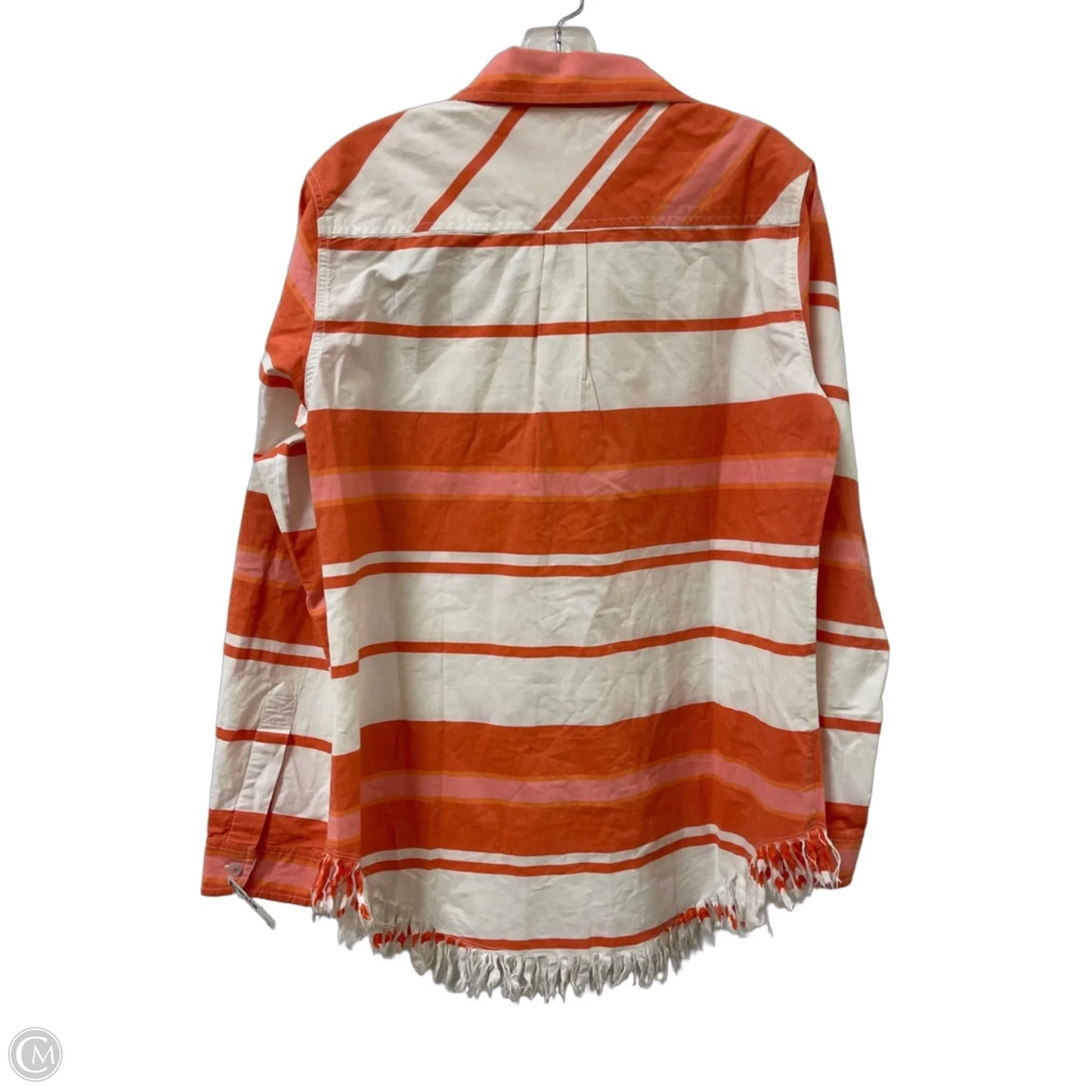 Tunic Long Sleeve By Cmc In Orange, Size: L