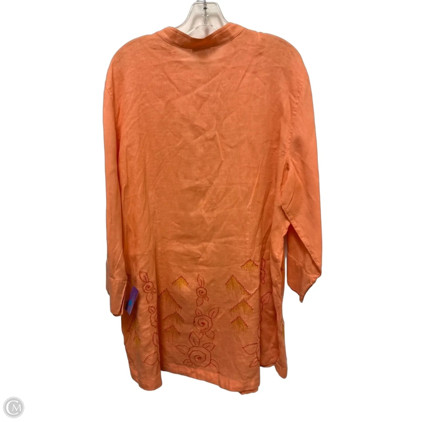 Dress Casual Midi By J. Jill In Orange, Size: Xl