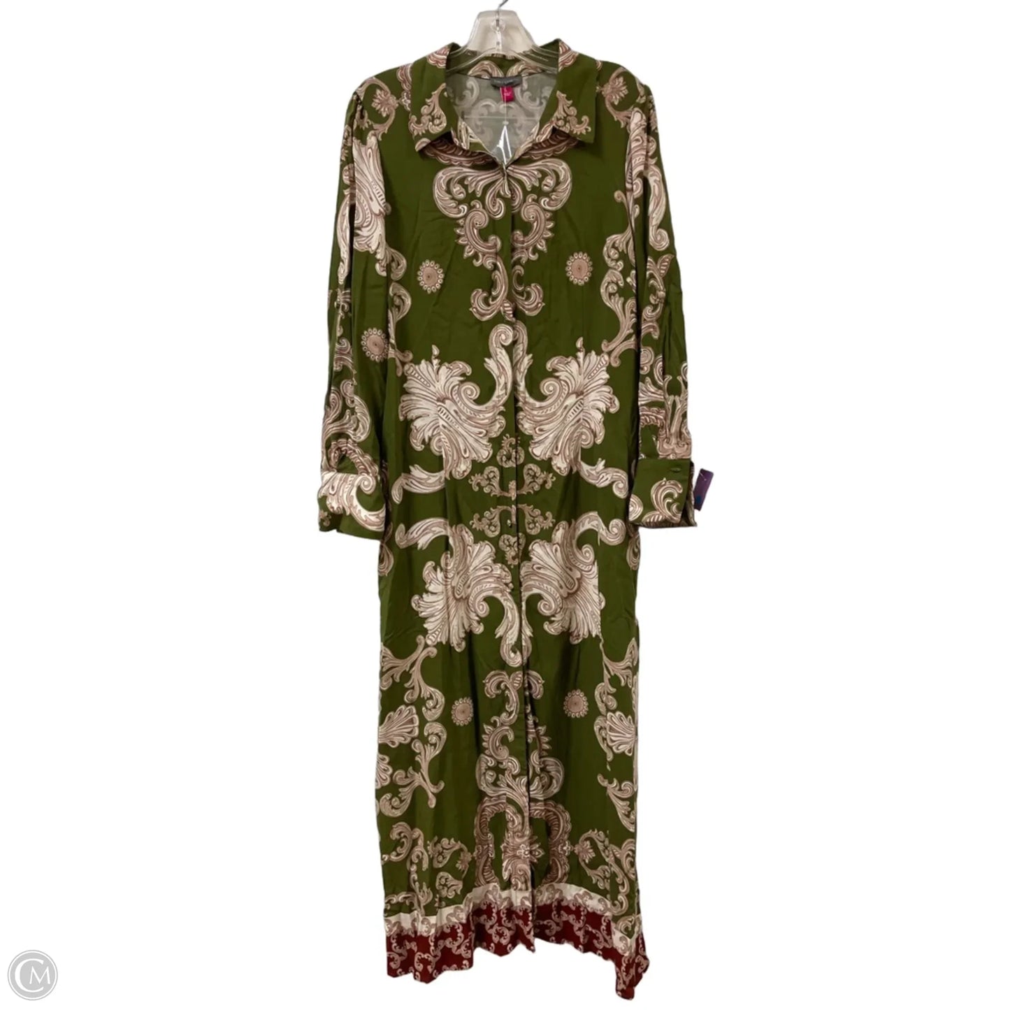 Dress Casual Maxi By Vince Camuto In Green, Size: L