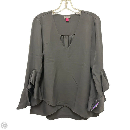 Top Long Sleeve By Vince Camuto In Black, Size: M