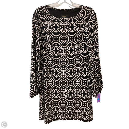 Dress Casual Midi By Laundry In Black & White, Size: S