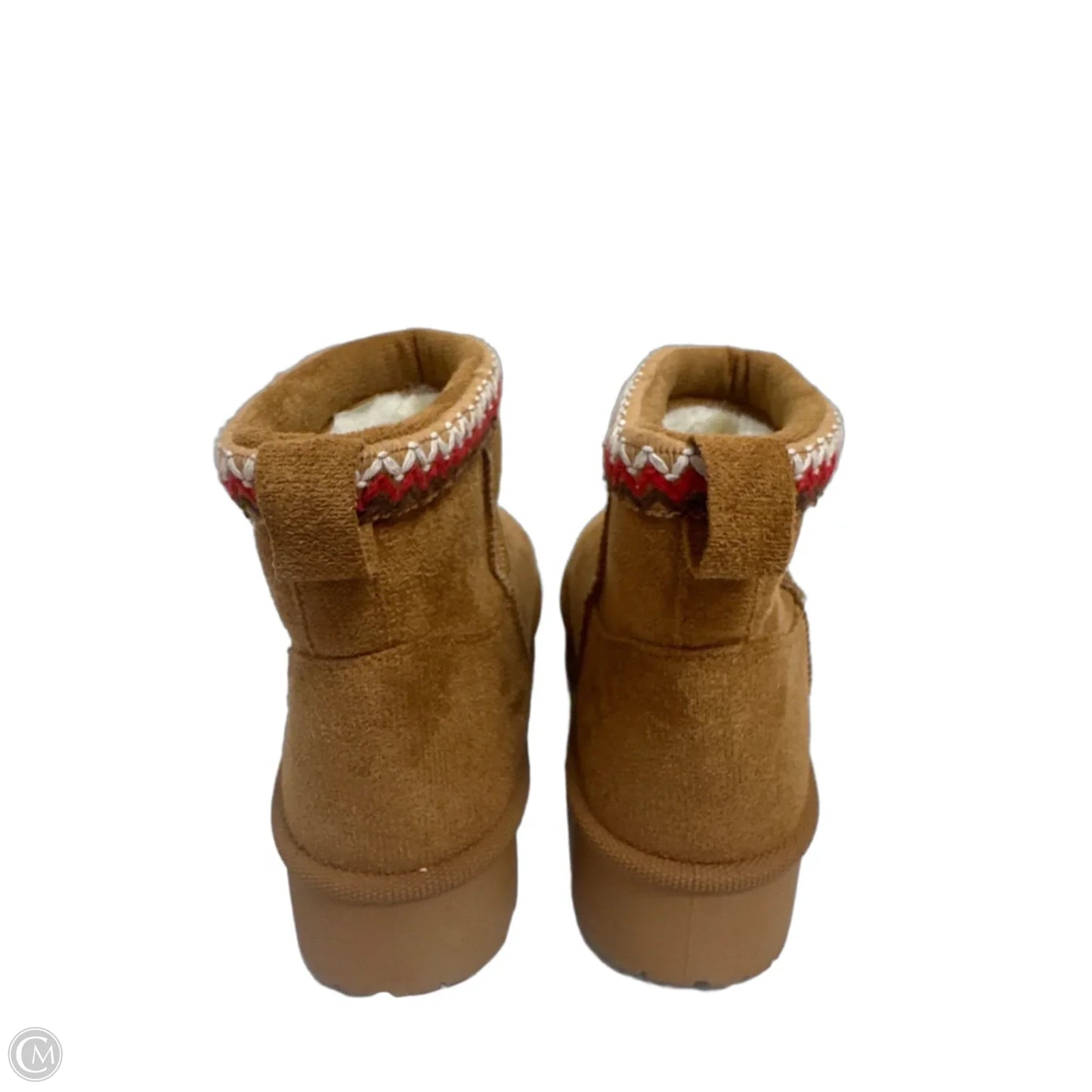 Boots Ankle Flats By Forever In Brown, Size: 9