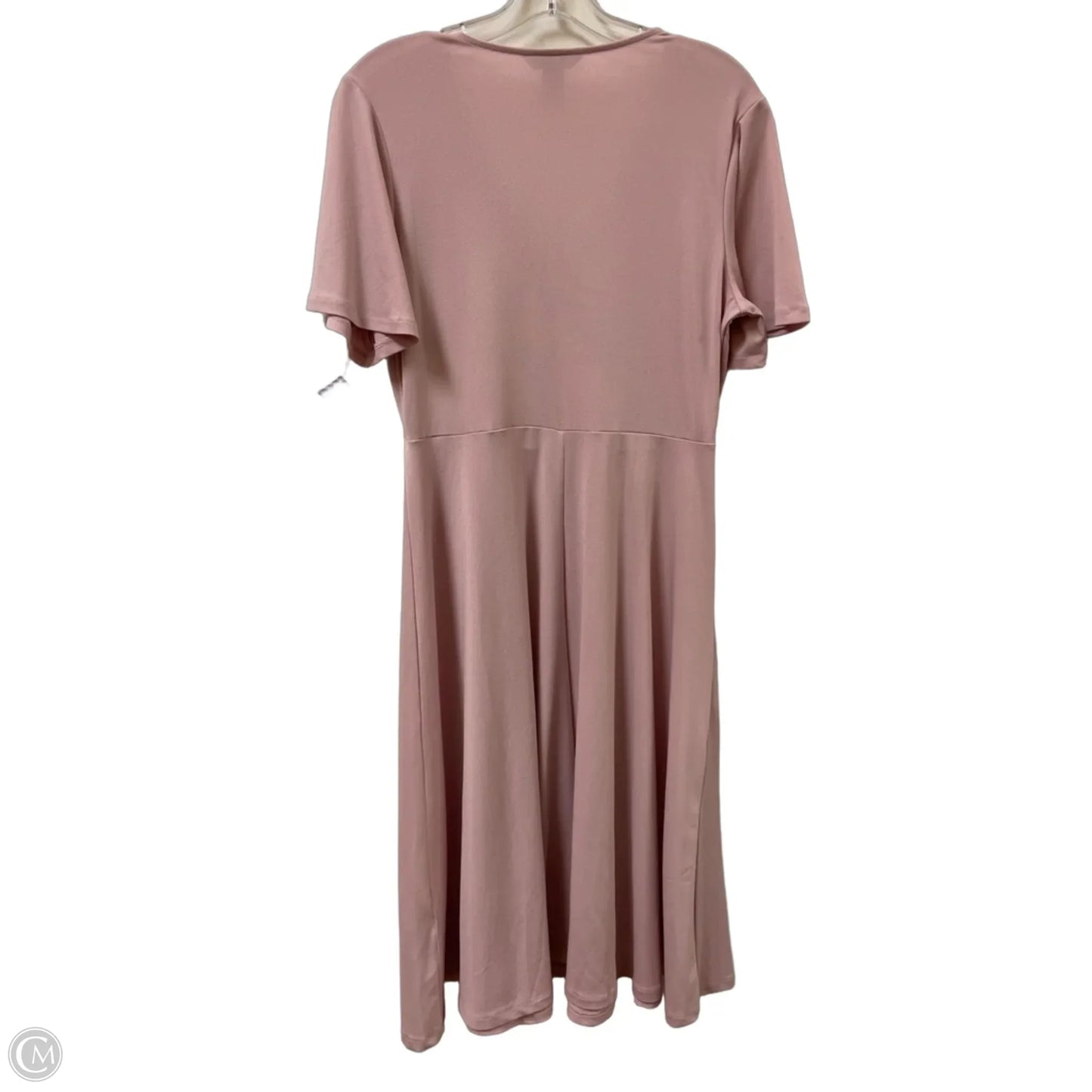 Dress Casual Midi By H&m In Pink, Size: M