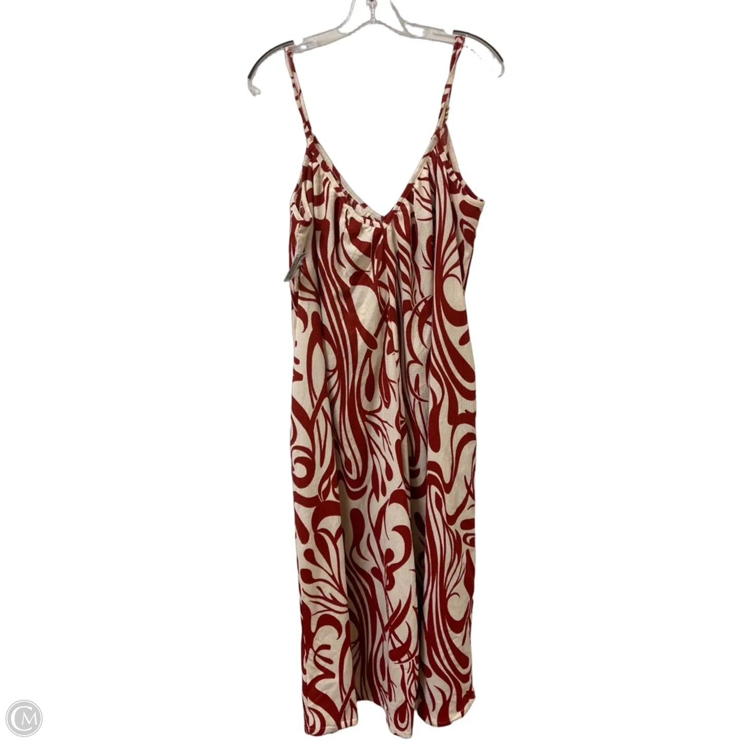 Jumpsuit By Clothes Mentor In Red, Size: 1x