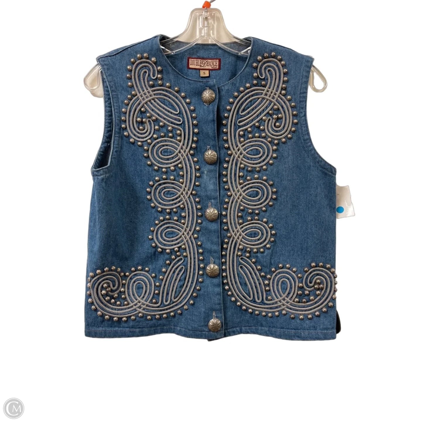 Vest Other By Double D Ranch In Blue Denim, Size: S